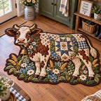 Farmhouse Harvest Custom Shape Area Rug - Farmhouse Design | Novelty Rug - washable non-slip printed rug