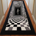 Fearless Skeleton Runner Rug - Nature Design | Serene Runner Rug