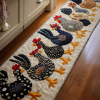 Feathered Giggles Runner Carpet Runner Rug - Cute Pet Design | Animal Printed Runner Rug