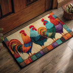 Feathered Quartet Doormat - Nature Design | Printed Welcome Doormat