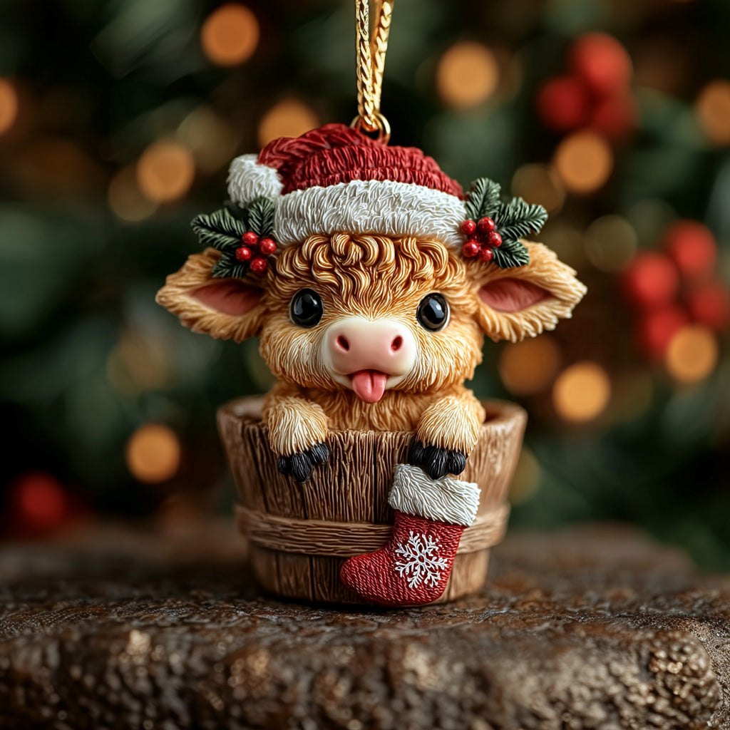 Festive Farm Friend Christmas Ornament