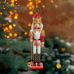 Festive Nutcracker Soldier Christmas Ornament