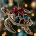 Festive Ocean Jewel Christmas Ornament
