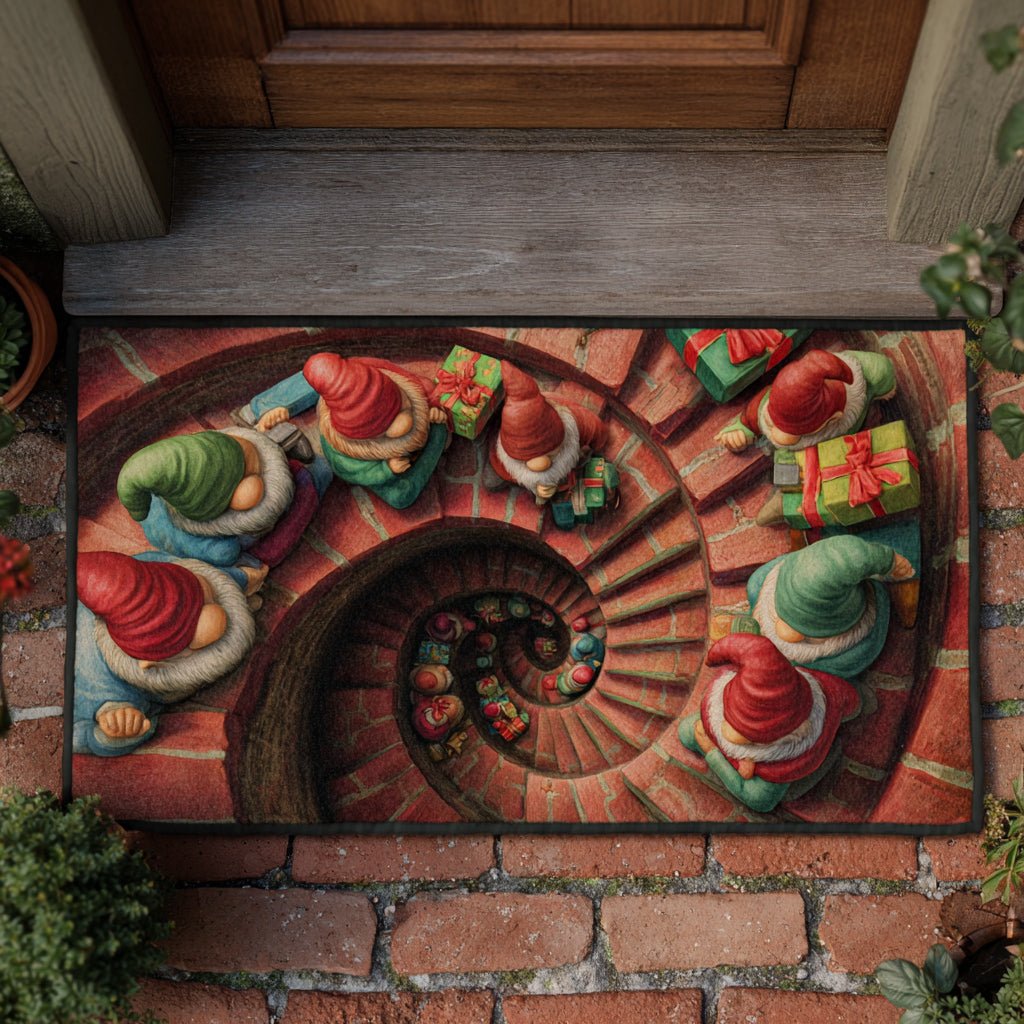 Festive Christmas Grotto Doormat - Faith Inspired Design | Printed Welcome Doormat