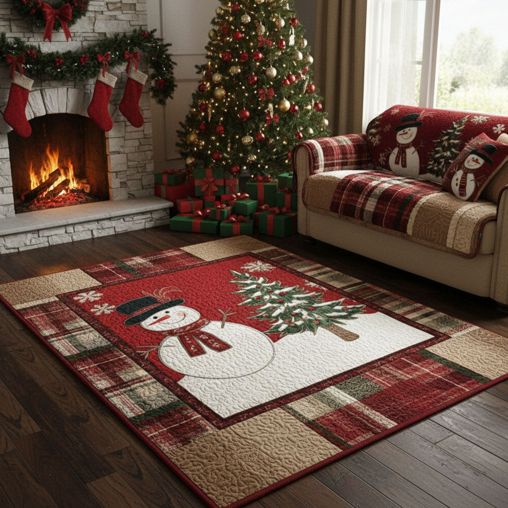 Festive Nights area rug in a living room