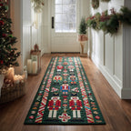 Festive Nutcracker Runner Rug - Nature Design | Serene Runner Rug