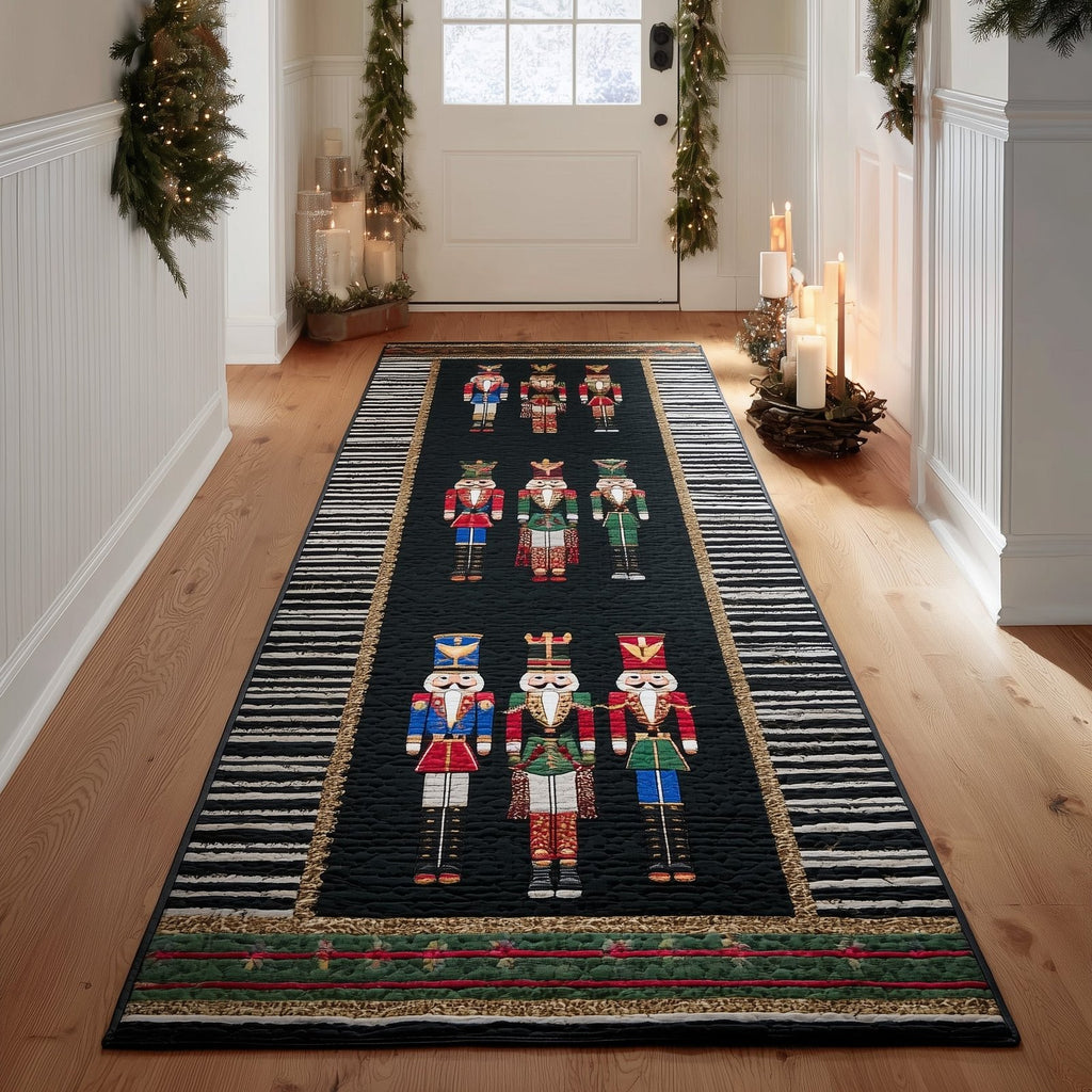 Festive Nutcracker Runner Rug - Nature Design | Serene Runner Rug