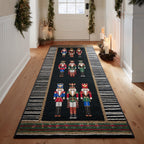 Festive Nutcracker Runner Rug - Nature Design | Serene Runner Rug