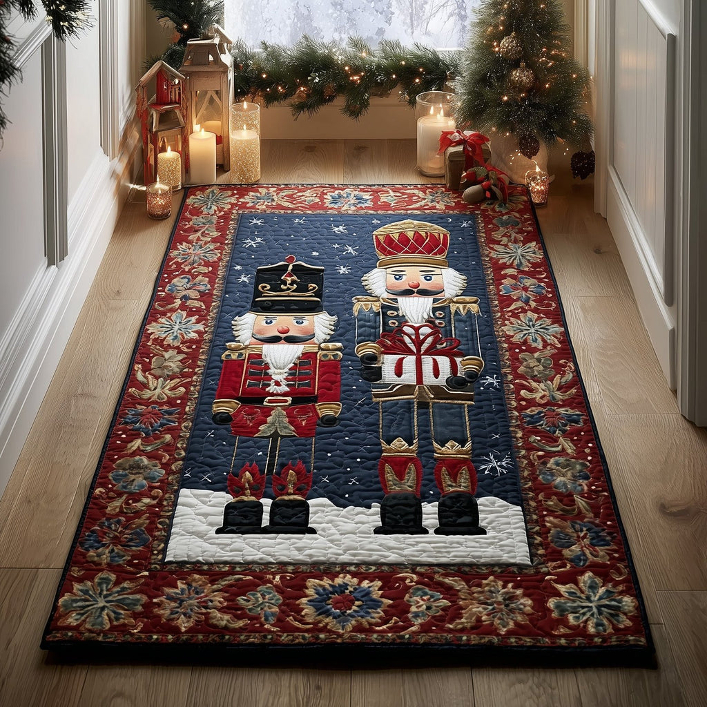 Festive Nutcracker Runner Rug - Nature Design | Serene Runner Rug