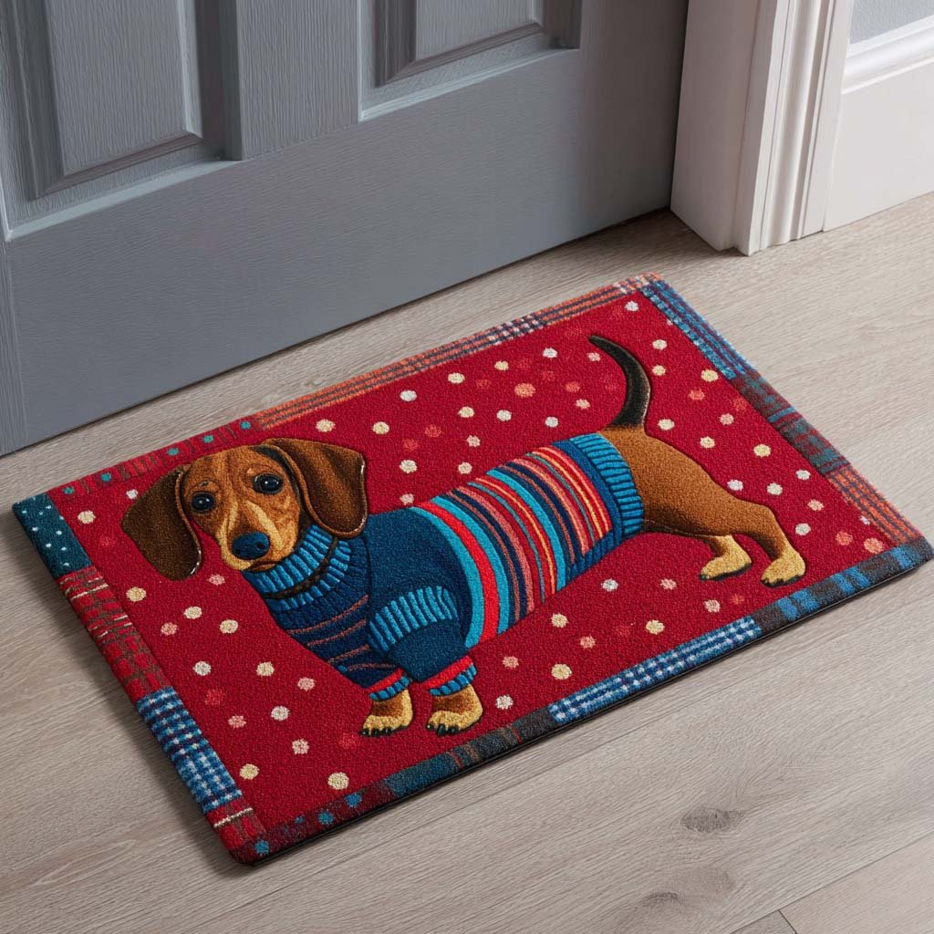 Festive Sweater Doormat - Nature Design | Printed Welcome Doormat