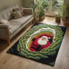 Festive Tunnel area rug in a living room