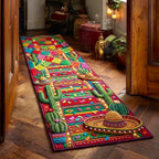 Fiesta Celebration Runner Rug - Nature Design | Serene Runner Rug