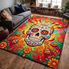 Fiesta Cultura area rug in a living room