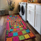 Fiesta Cultura Runner Rug - Nature Design | Serene Runner Rug