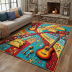 Fiesta Serenade area rug in a living room