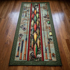 Fishing Trail Runner Carpet Runner Rug - Cute Pet Design | Animal Printed Runner Rug