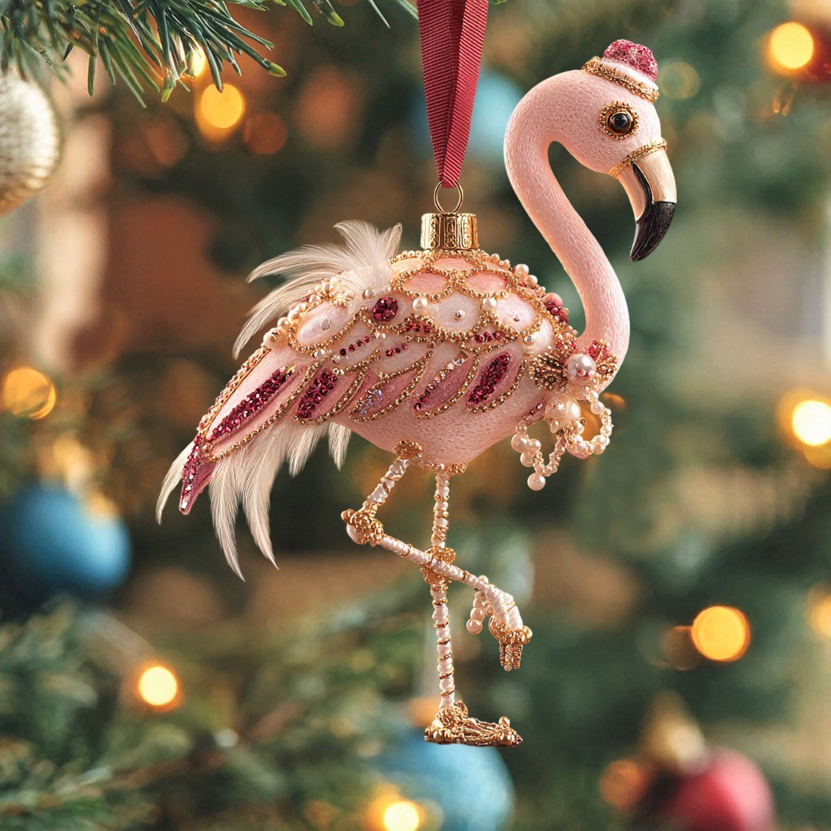 Flaminglow Christmas Ornament
