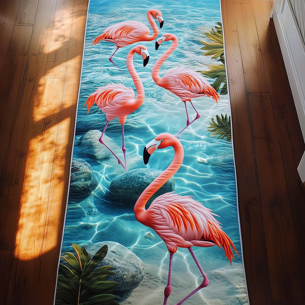 Flamingo Runner Rug - Nature Design | Serene Runner Rug