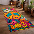 Flower Love Runner Carpet Runner Rug - Cute Pet Design | Animal Printed Runner Rug
