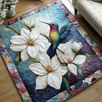 Flutter Song area rug in a living room