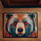 Forest Bear Doormat - Cute Animal Design | Printed Welcome Doormat