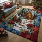 Forest Cabin area rug in a living room