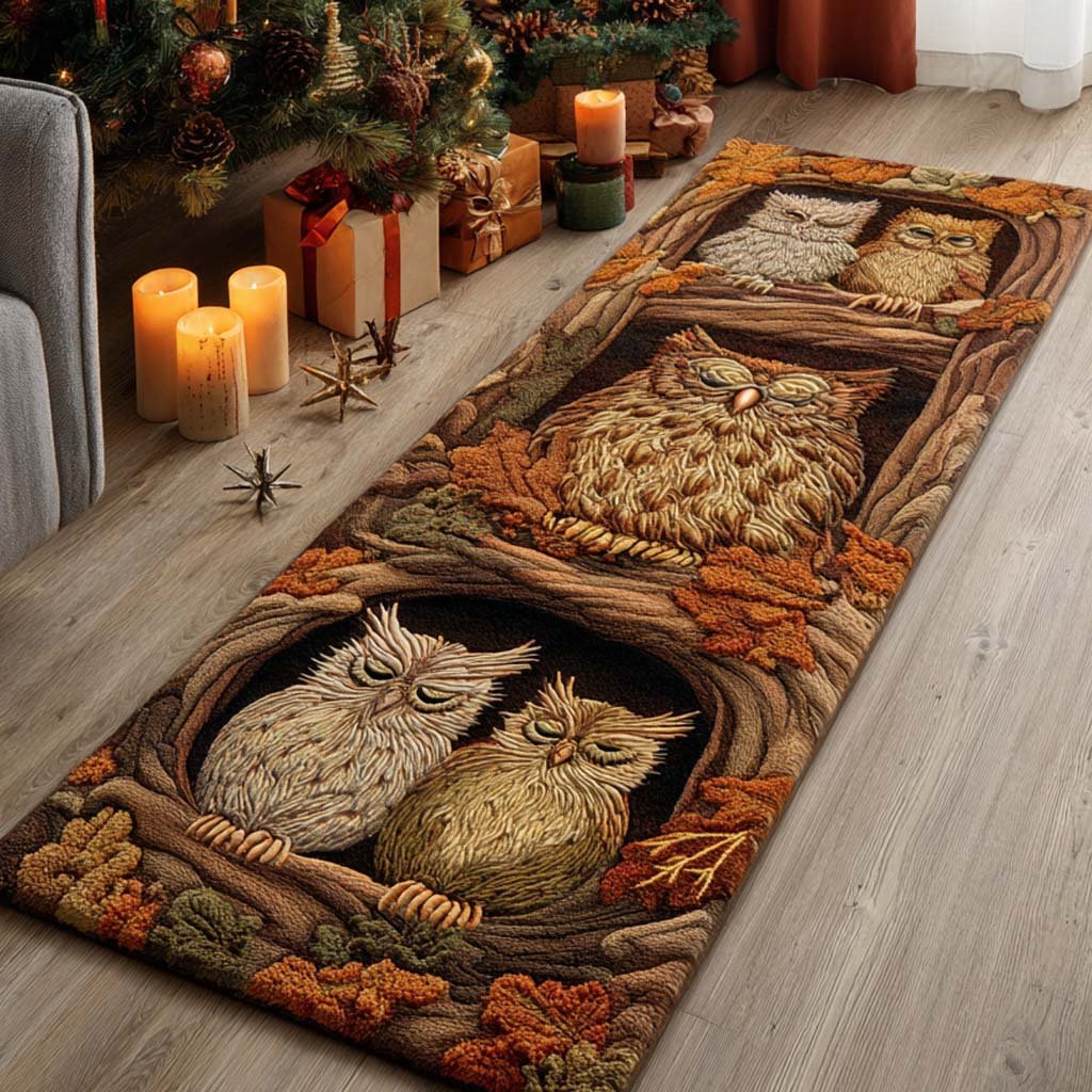 Forest Companions Runner Carpet Runner Rug - Cute Pet Design | Animal Printed Runner Rug