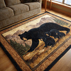Forest Dream area rug in a living room