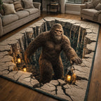 Forest Giant area rug in a living room