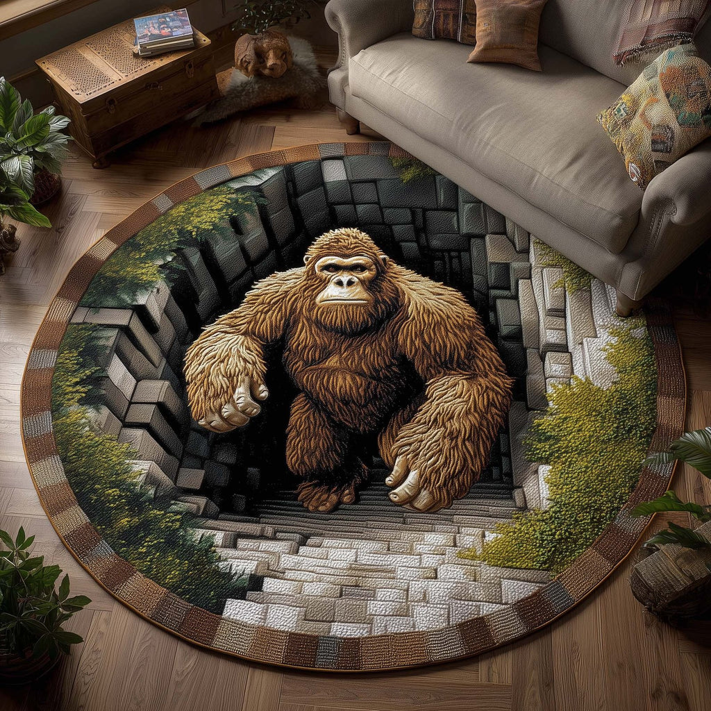 Forest Giant Round Mat Rug - Nature Design | Serene Home Decor