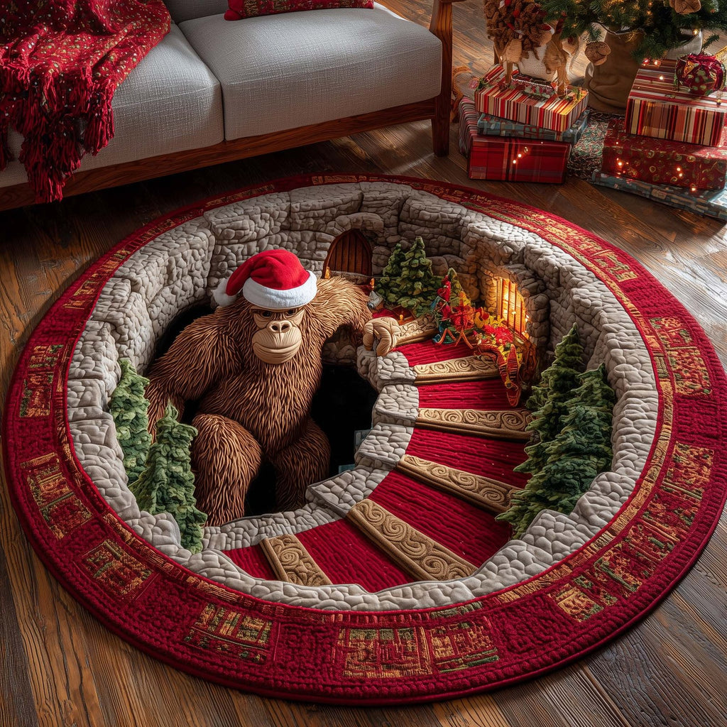 Forest Giant Round Mat Rug - Nature Design | Serene Home Decor