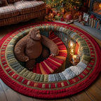 Forest Giant Round Mat Rug - Nature Design | Serene Home Decor