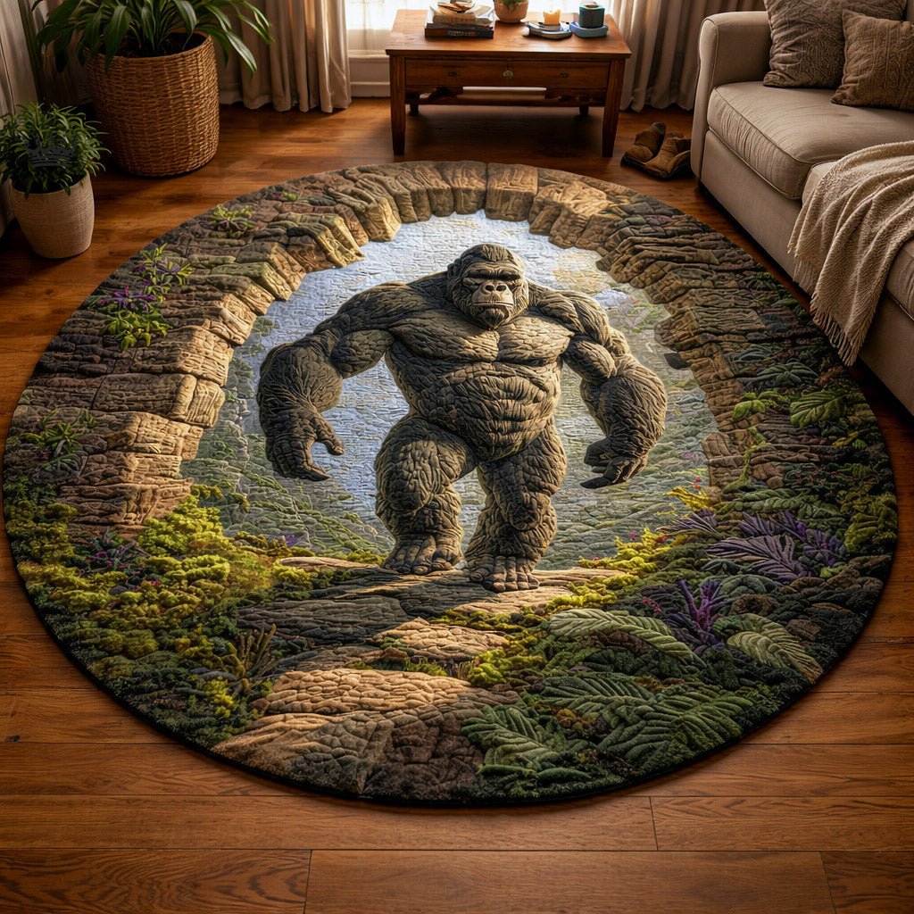 Forest Giant Round Mat Rug - Nature Design | Serene Home Decor