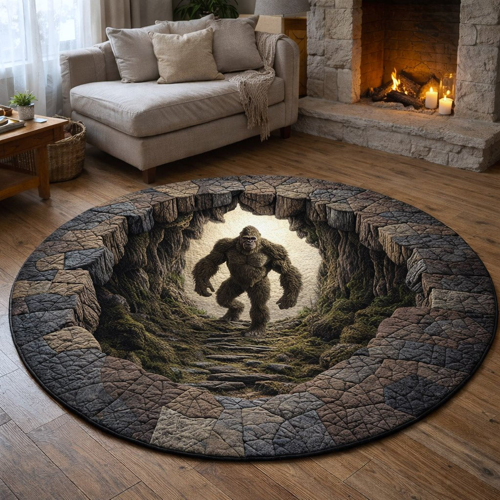 Forest Giant Round Mat Rug - Nature Design | Serene Home Decor