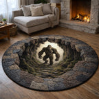 Forest Giant Round Mat Rug - Nature Design | Serene Home Decor
