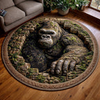 Forest Giant Round Mat Rug - Nature Design | Serene Home Decor