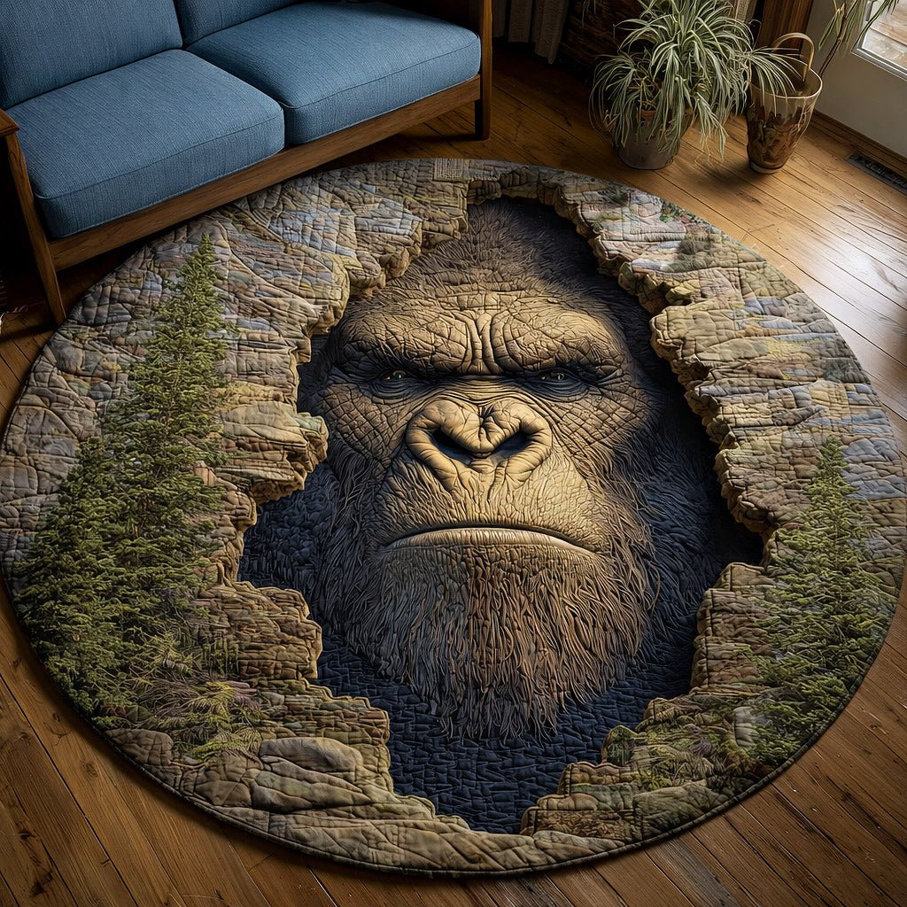 Forest Giant Round Mat Rug - Nature Design | Serene Home Decor