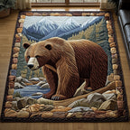 Forest Guardian area rug in a living room