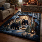 Forest Guardian area rug in a living room