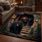 Forest Guardian area rug in a living room