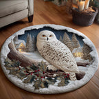 Forest Guardian Round Mat Rug - Nature Design | Serene Home Decor