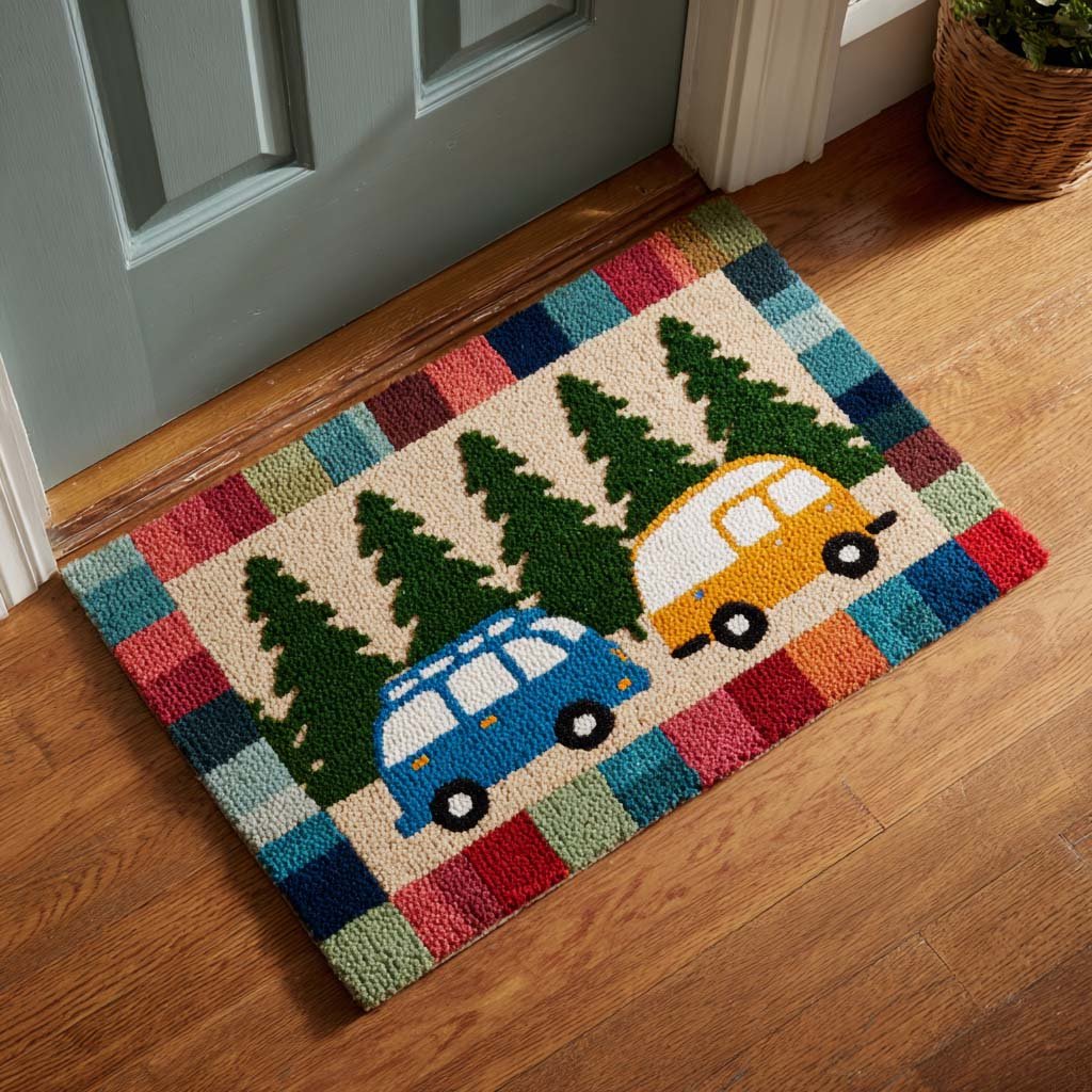 Forest Ride Doormat - Nature Design | Printed Welcome Doormat