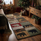 Forest Shadows Runner Carpet Runner Rug - Cute Pet Design | Animal Printed Runner Rug