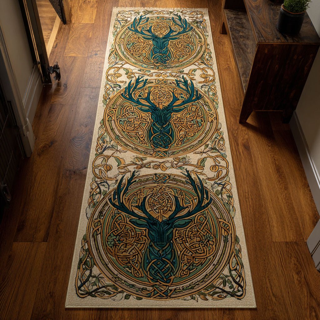Forest Sigil Runner Carpet Runner Rug - Cute Pet Design | Animal Printed Runner Rug