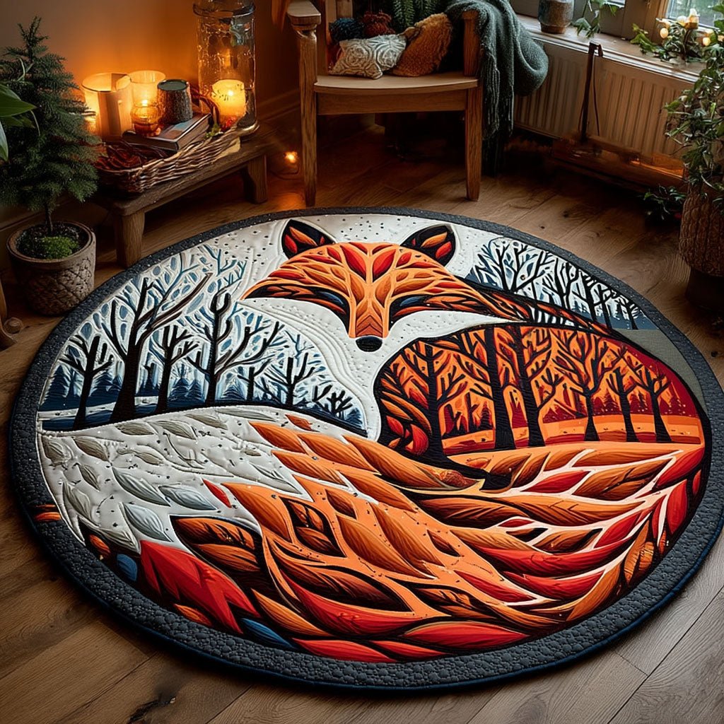 Forest Spirit Round Mat Rug - Nature Design | Serene Home Decor