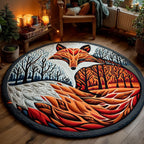 Forest Spirit Round Mat Rug - Nature Design | Serene Home Decor