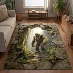 Forgotten Giant area rug in a living room