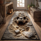 Fossil Dig Runner Rug - Nature Design | Serene Runner Rug