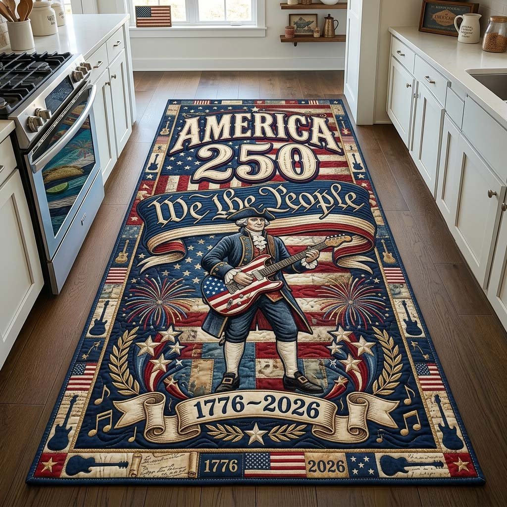 Founding Banner Runner Rug - Nature Design | Serene Runner Rug