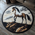 Free Run Round Mat Rug - washable non-slip printed rug